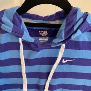 Nike Athletic Dept Striped Hoodie Women’s Small